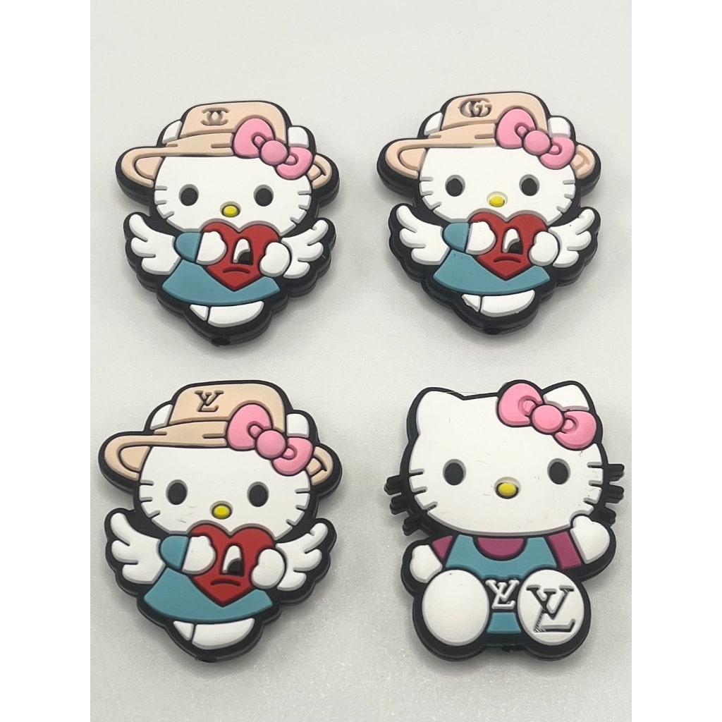 HK VL CCC GGG with Ribbon Silicone Focal Beads