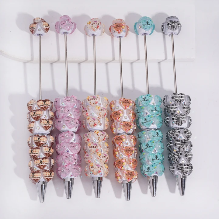 VL CC GC MH TF DR Beautiful Heart Pattern Mixed Style Pens, AX