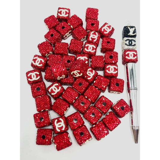 Square Shape Clay Beads with CCC, ZY