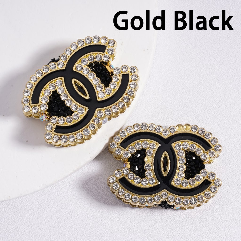CCC Fancy Alloy Sugar Beads with Clear & AB Rhinestones White Pearls 24*33MM