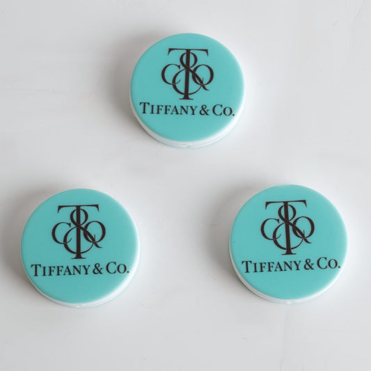 Round Tiffaney & Co Silicone Focal Beads