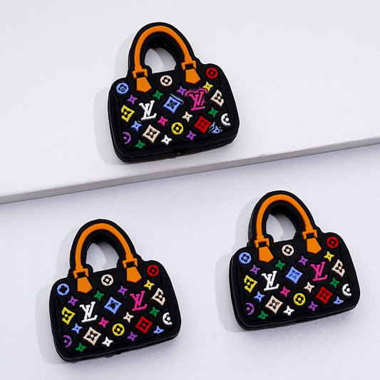 VL Handbag Colorful Silicone Focal Beads