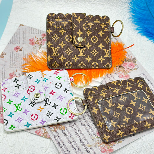 Designer Special Names LV Card Holder  Wallets