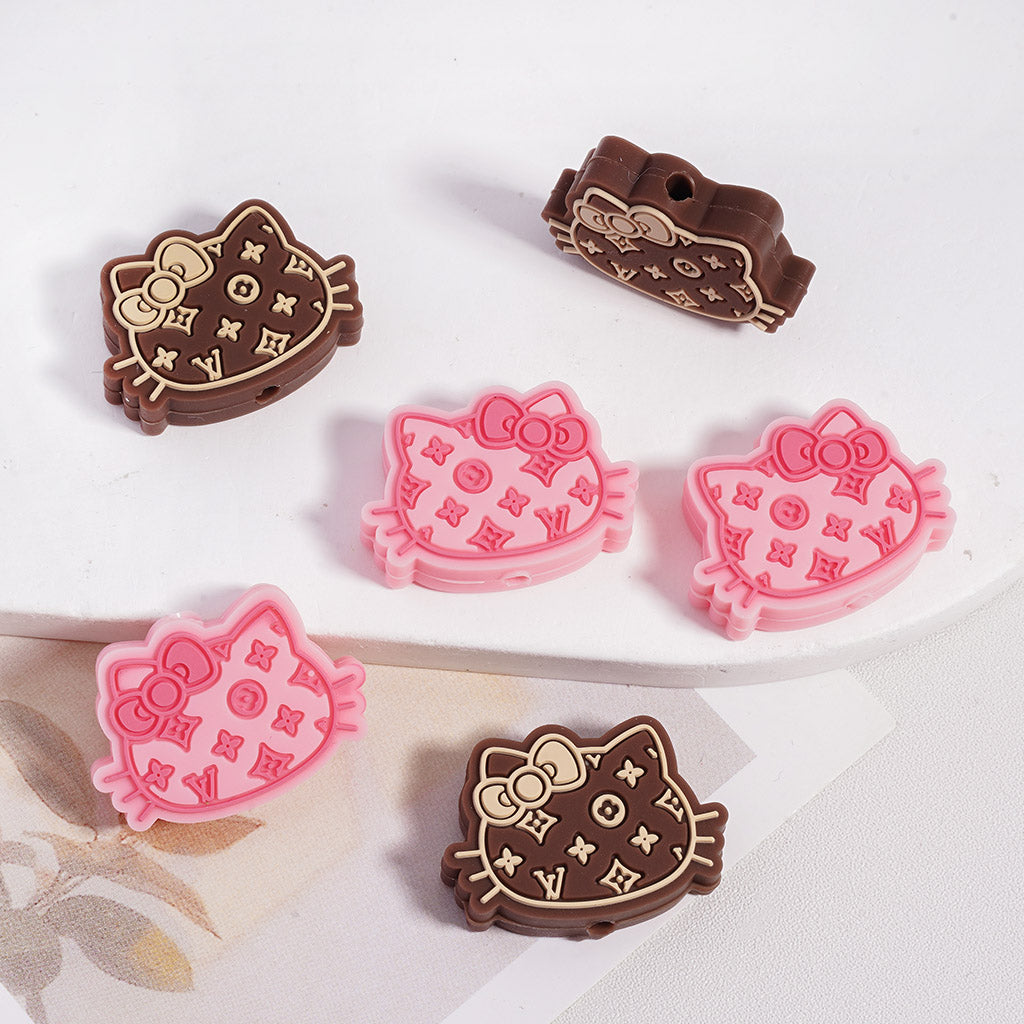 Classic VL Covered HK Head Silicone Focal Beads, ZQ