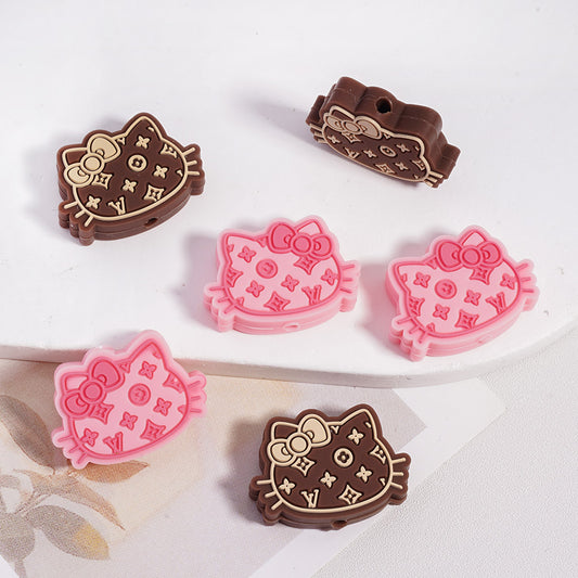 Classic VL Covered HK Head Silicone Focal Beads, ZQ