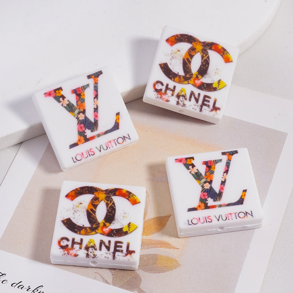 VL and CC Square Silicone Focal Beads