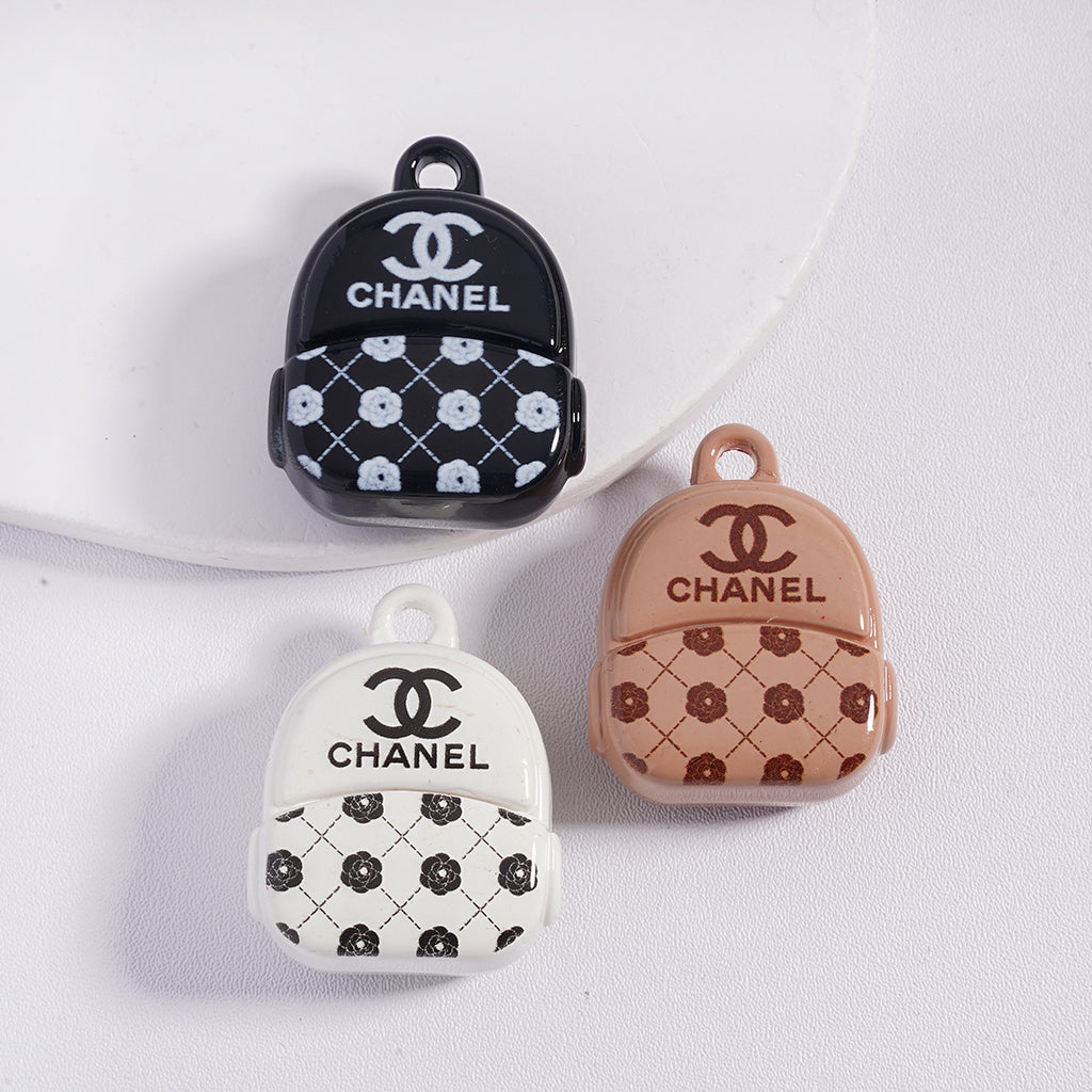 CC VL Dio BB Nik Acrylic Cute Mini Backpack, 28*35mm, NO HOLE, Random Mix, WQ