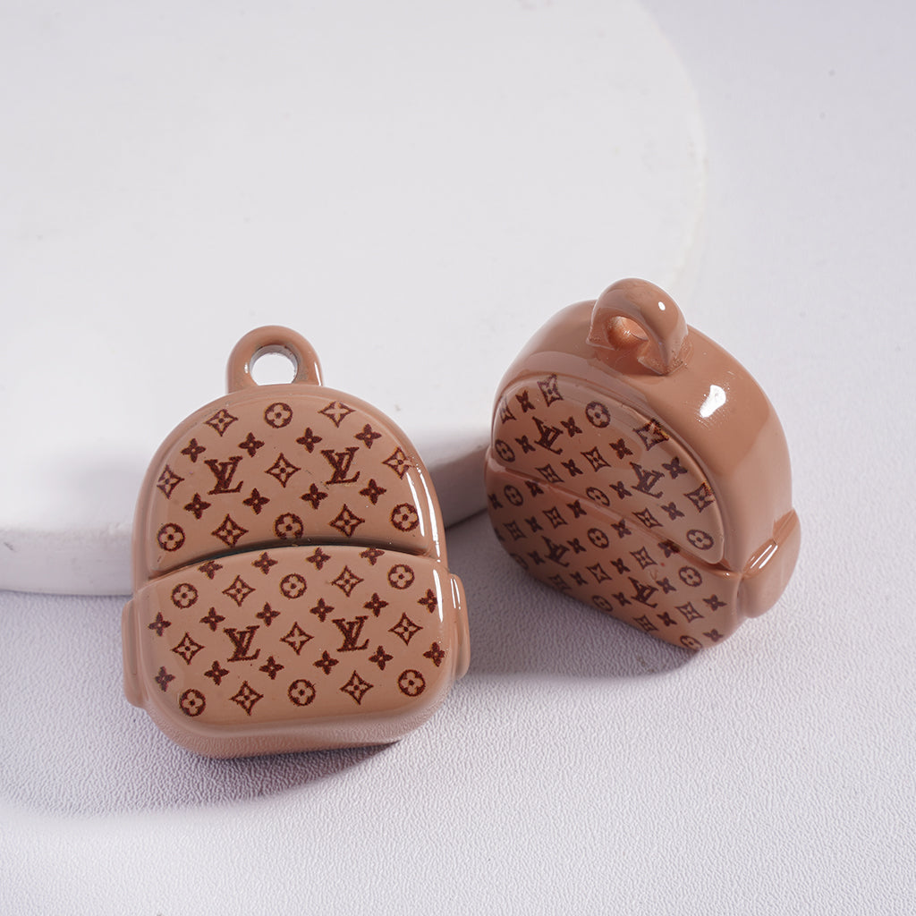 CC VL Dio BB Nik Acrylic Cute Mini Backpack, 28*35mm, NO HOLE, Random Mix, WQ