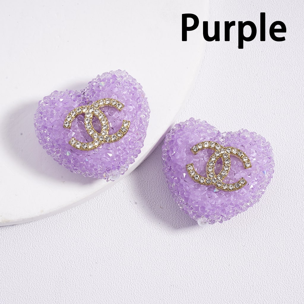 CCC Acrylic Heart Bear Sugar Beads 20*17mm