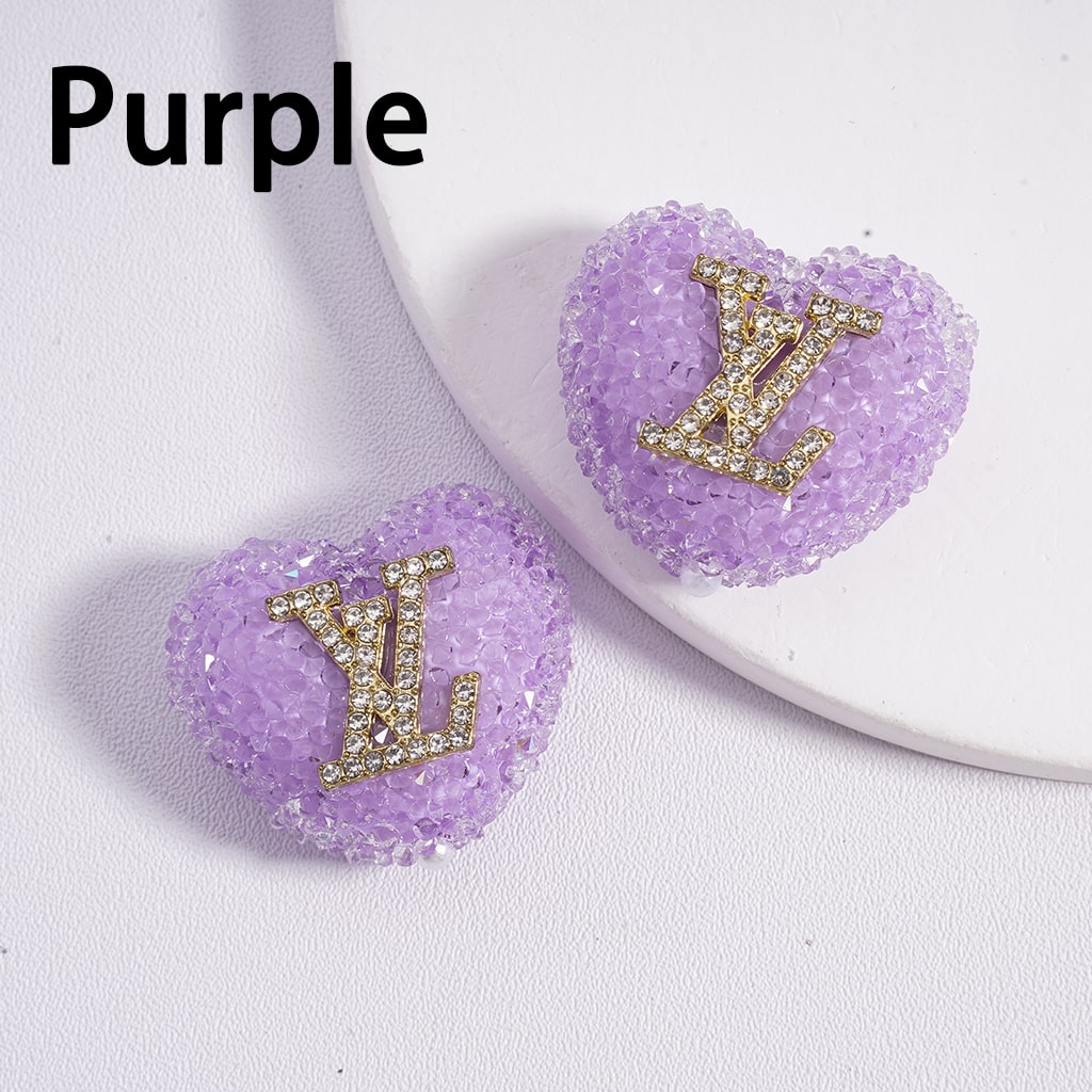 VL Acrylic Heart Sugar Beads 20*17mm，FW