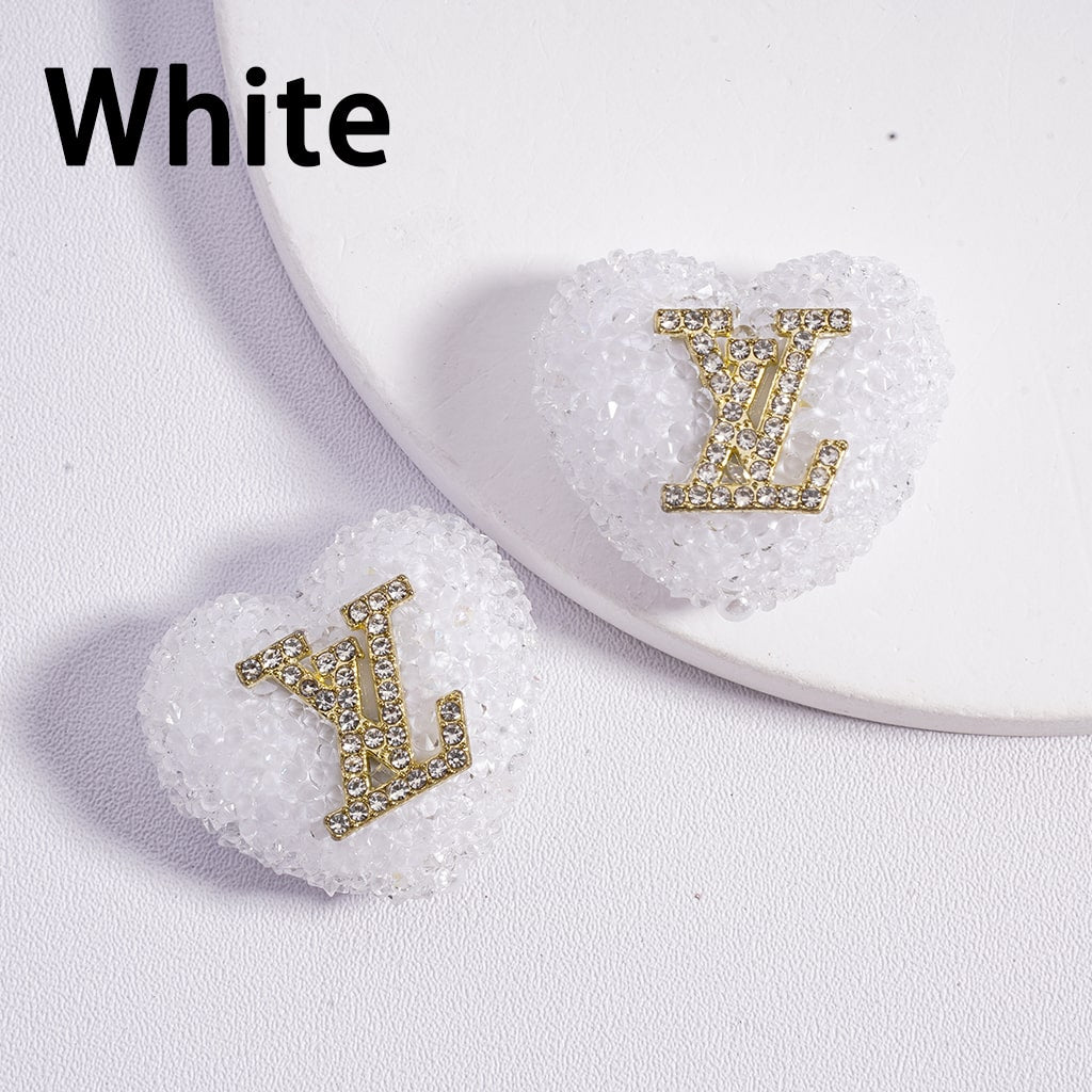 VL Acrylic Heart Sugar Beads 20*17mm，FW