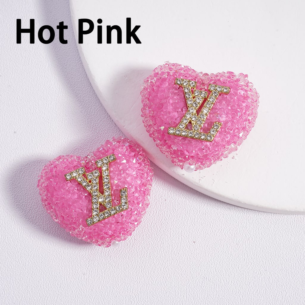 VL Acrylic Heart Sugar Beads 20*17mm，FW