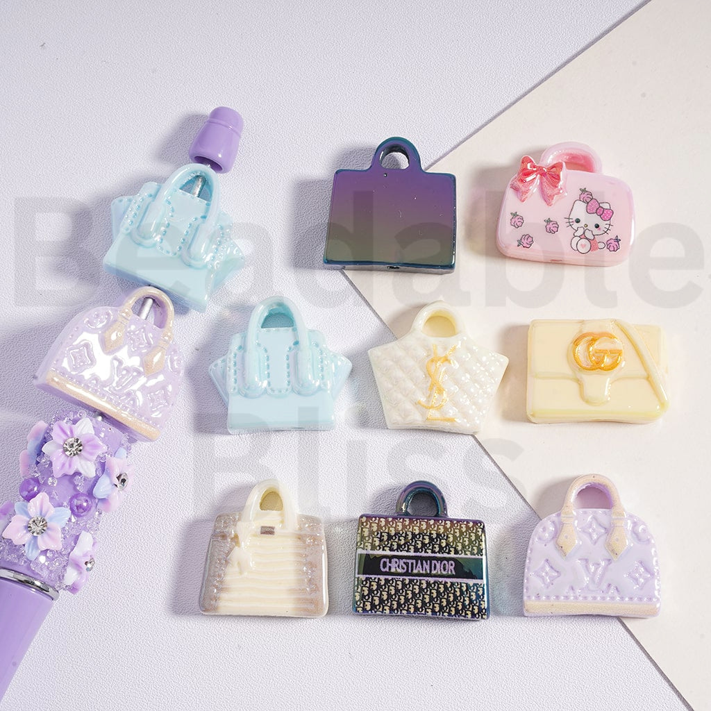 VL GGG DIO Hello Kitt Lady's Handbag Acrylic Beads Mix, QY