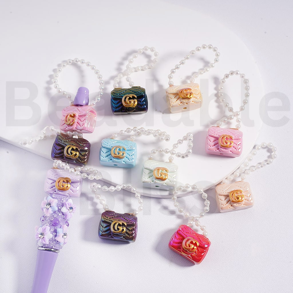 GGG Handbag Colorful Acrylic Beads .SH