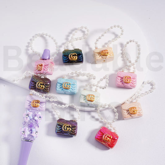 GGG Handbag Colorful Acrylic Beads .SH