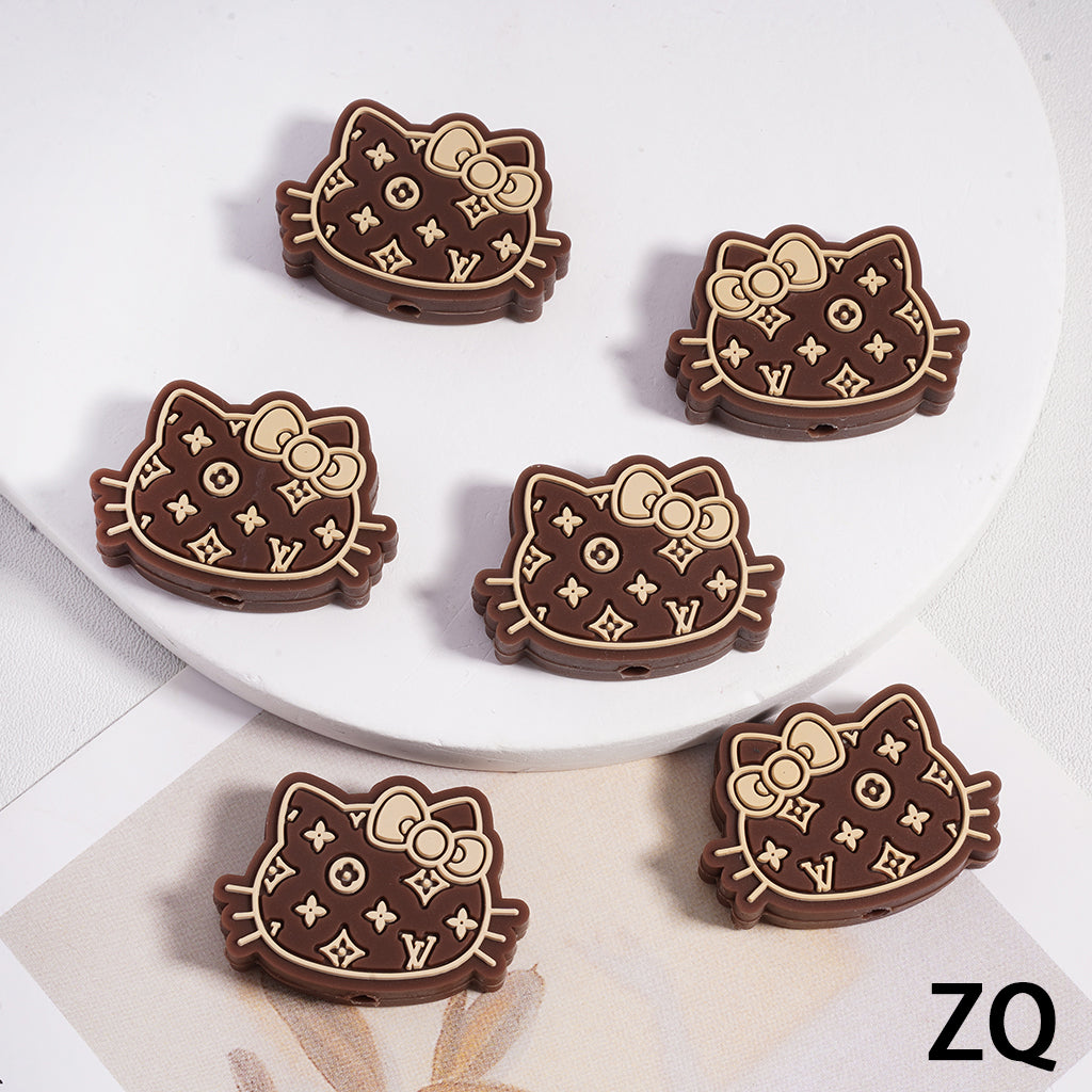 Classic VL Covered HK Head Silicone Focal Beads, ZQ