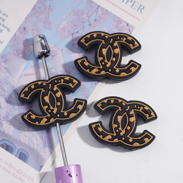 CC Leopard Print Focal Beads,ZQ